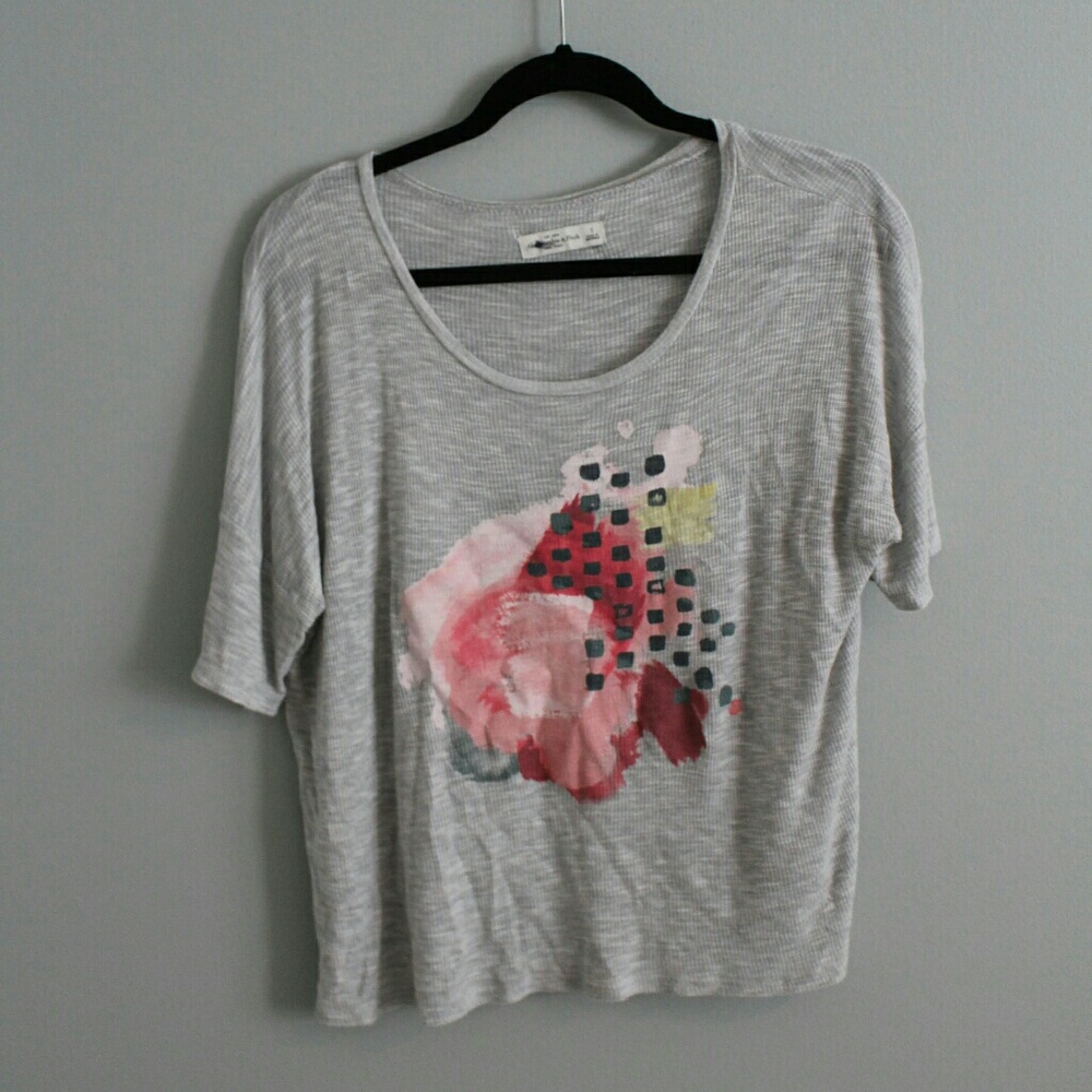 Flower printed crop top